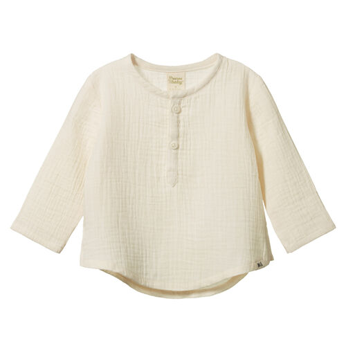 Nature Baby Crinkle Muslin Caravan Shirt